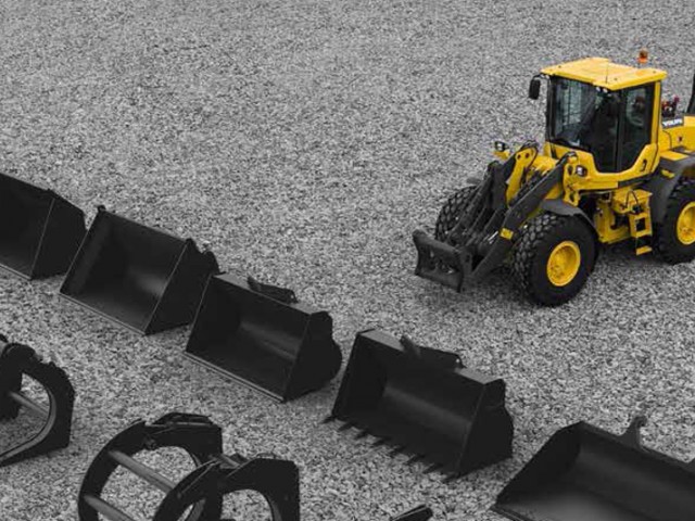 Nuevas cucharas para aplicaciones específicas que elevan la productividad y la rentabilidad de las cargadoras de ruedas de Volvo