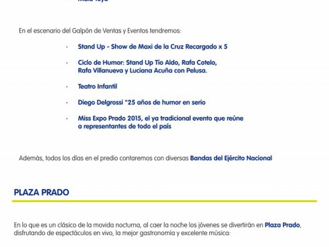 GacetillaExpoPrado2015