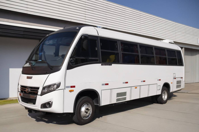 MARCOPOLO, Sertran y BP Bioenergy inician la primera demostración de un microbus híbrido eléctrico/etanol