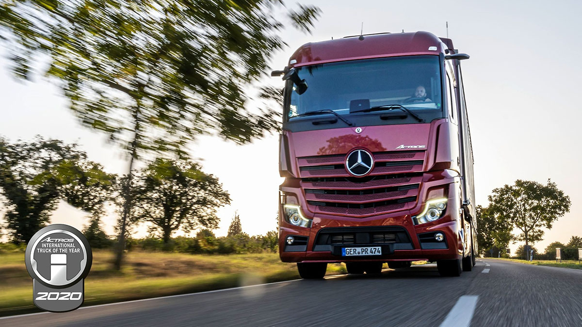 El nuevo Mercedes-Benz Actros fue elegido como el mejor camión del 2020
