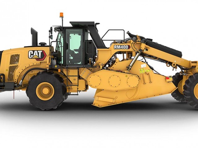 Caterpillar presenta el mezclador giratorio RM400