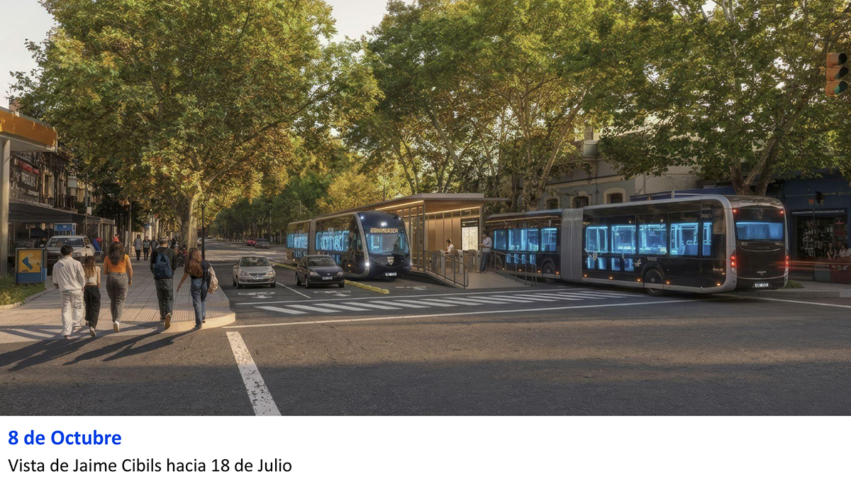 Mirá cómo será el nuevo transporte de Montevideo: los renders que lo muestran todo