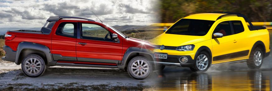 Doble cabina: comparativa de la Strada y la Saveiro