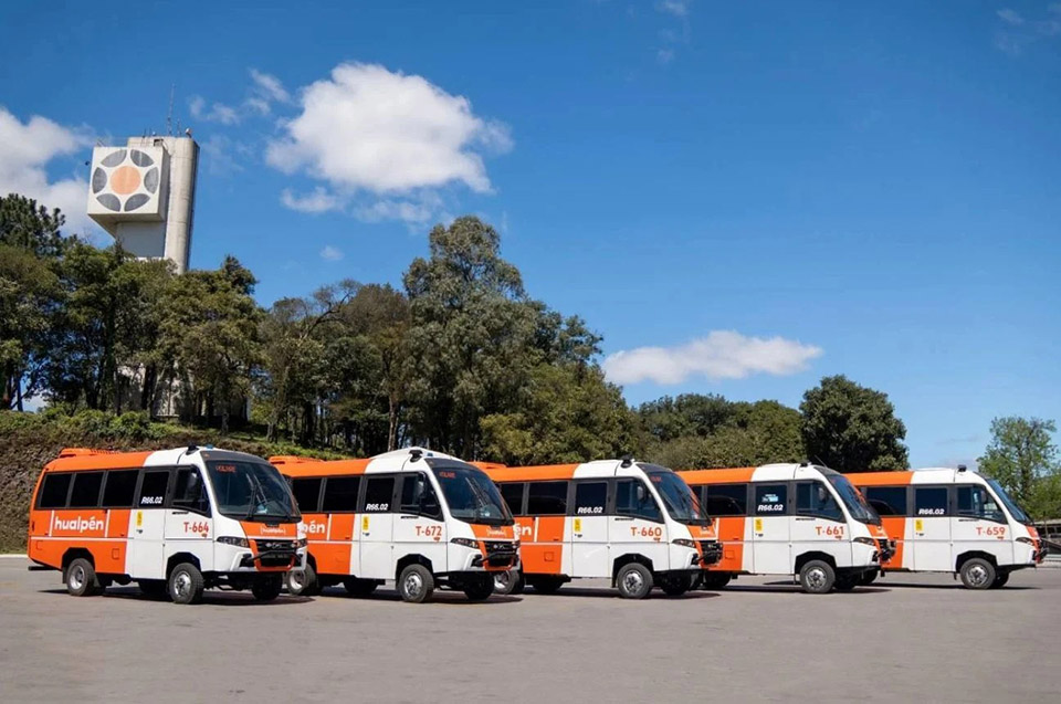 VOLARE exporta 42 microbuses a buses Hualpén, en Chile