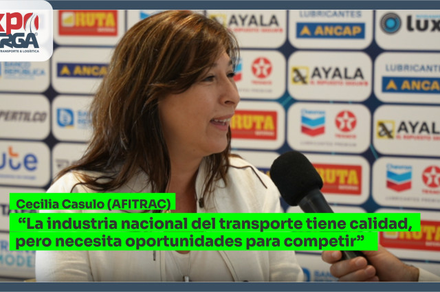 Cecilia Casulo (AFITRAC): “La industria nacional del transporte tiene calidad, pero necesita oportunidades para competir”