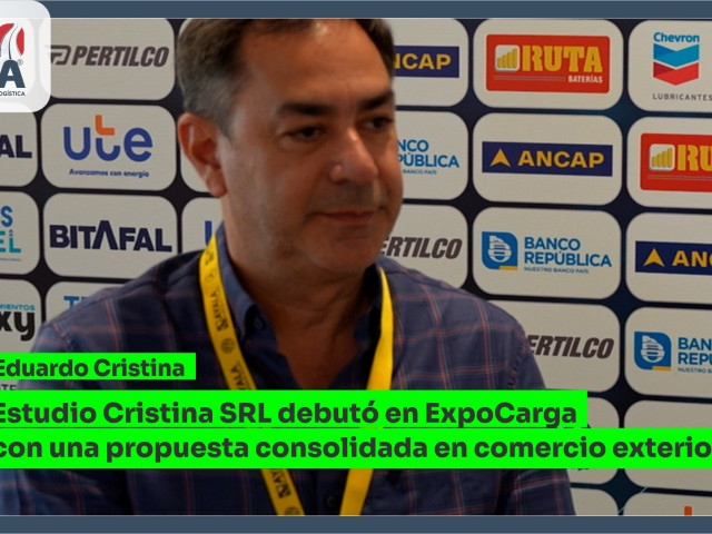 Estudio Cristina SRL debutó en ExpoCarga con una propuesta consolidada en comercio exterior Estudio Cristina SRL debutó en ExpoCarga con una propuesta consolidada en comercio exterior