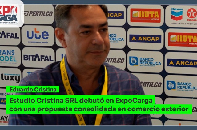 Estudio Cristina SRL debutó en ExpoCarga con una propuesta consolidada en comercio exterior