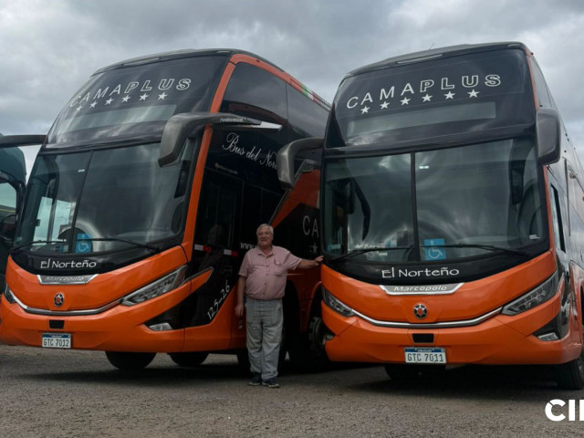 El Norteño incorporó nuevos Volvo B450R 8x2 con avanzada tecnología en seguridad El Norteño incorporó nuevos Volvo B450R 8x2 con avanzada tecnología en seguridad