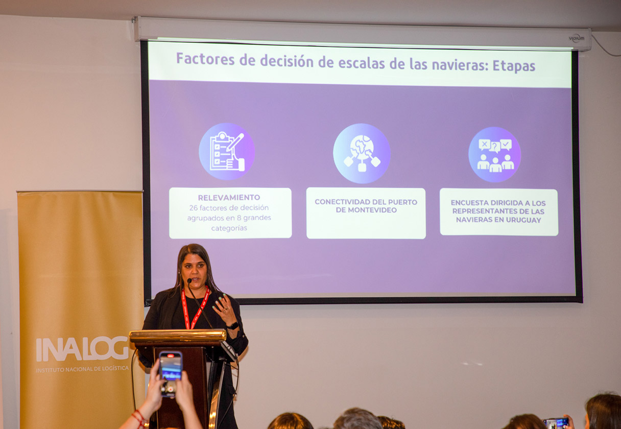 Cennave presentó estudio sobre factores de decisión de escala de las navieras en Montevideo